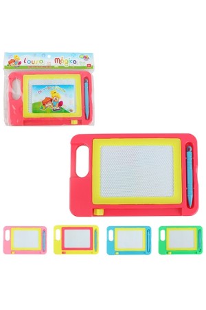 LOUSA MAGICA RETANGULAR COM CANETA COLORS 21X13,7CM