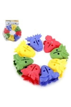 Prendedor Para Embalagen De Plástico Com 8 Peças- Modelo Abacaxi- Marca Wellmix WX2548