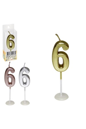 VELA DE ANIVERSÁRIO NÚMERO 6