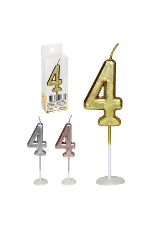 VELA DE ANIVERSÁRIO NÚMERO 4