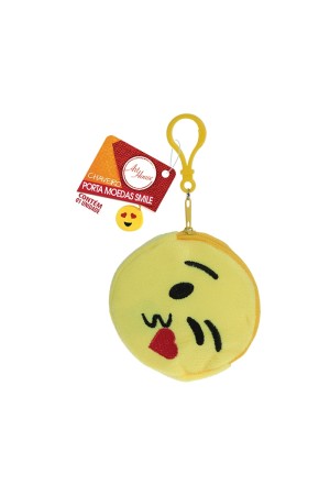 CHAVEIRO DE PELÚCIA SMILE PORTA MOEDAS 8,5CM SORISSOS