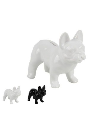 COFRE BULDOG FRANCES SENTADO DE CERAMICA CACHORRO
