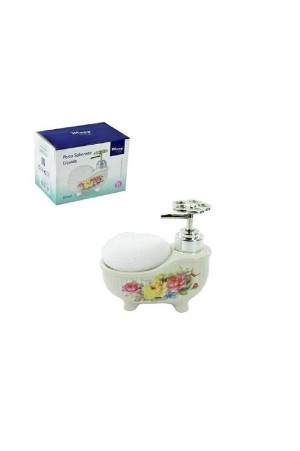 Porta Sabonete Liquido De Porcelana Banheira 250ml - Wincy