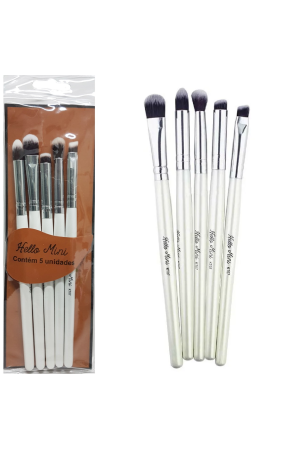 Kit 5 Pincéis Para Olhos KT07 Hello Mini - KT07