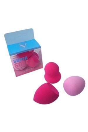 kit com 3 esponjas super soft - vivai