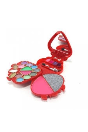 Kit Maquiagem Moranguinho Turma Lu LT646 Contendo:14 SOMBRAS, 1 BLUSH, 4 BATONS, 1 SOMBRA CREMOSA