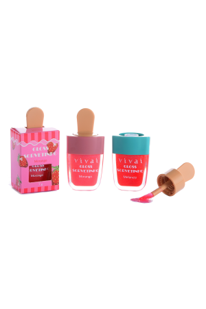 Brilho Labial Infantil Gloss Sorvetinho  Sabores Vivai - 1 unid